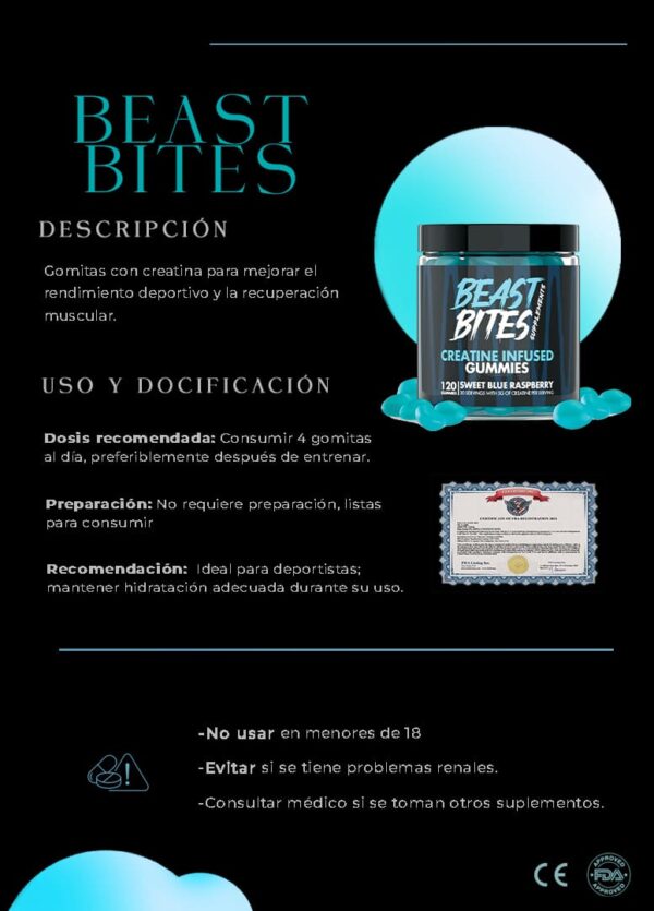 Beast Bites Creatine - Imagen 3